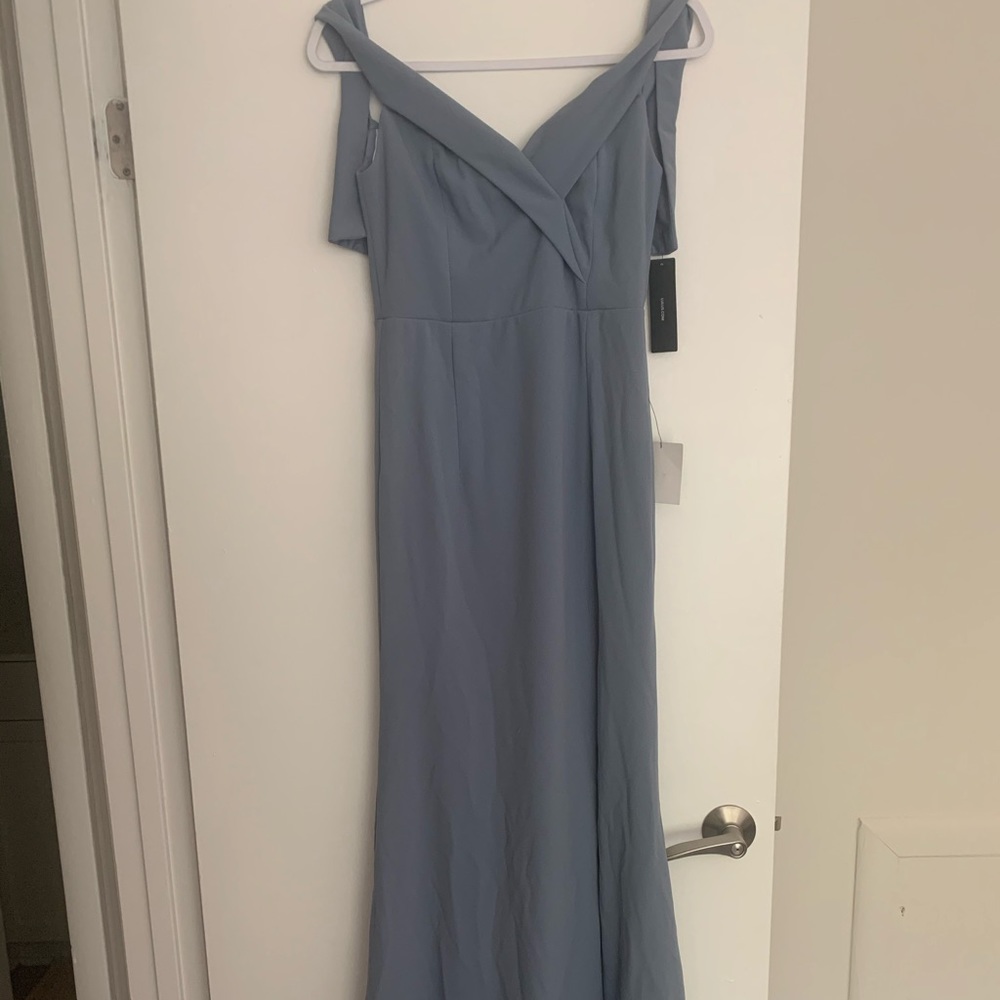Light Blue Long Dress
